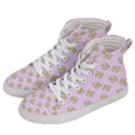 Happy Toast Pink Women s Hi-Top Skate Sneakers View2