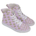 Happy Toast Pink Women s Hi-Top Skate Sneakers View3