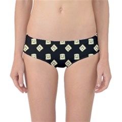 Happy Toast Black Classic Bikini Bottoms by snowwhitegirl