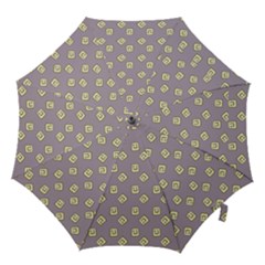 Happy Toast Grey Hook Handle Umbrellas (large) by snowwhitegirl