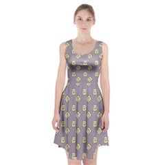 Happy Toast Grey Racerback Midi Dress by snowwhitegirl