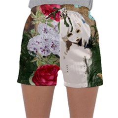 Vintage Llorona Collage Sleepwear Shorts by snowwhitegirl