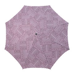 Wood Texture Diagonal Weave Pastel Golf Umbrellas by Mariart