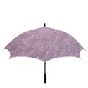 Wood Texture Diagonal Weave Pastel Golf Umbrellas View3