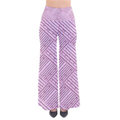 Wood Texture Diagonal Weave Pastel So Vintage Palazzo Pants by Mariart