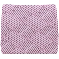 Wood Texture Diagonal Weave Pastel Seat Cushion by Mariart