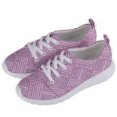 Wood Texture Diagonal Weave Pastel Women s Lightweight Sports Shoes by Mariart