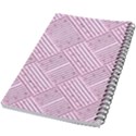 Wood Texture Diagonal Weave Pastel 5.5  x 8.5  Notebook View2