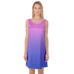 Dot Background Pattern Halftone Sleeveless Satin Nightdress by Bajindul