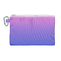 Dot Background Pattern Halftone Canvas Cosmetic Bag (large) by Bajindul