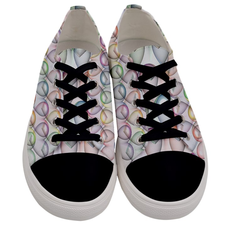 Valentine Hearts Men s Low Top Canvas Sneakers