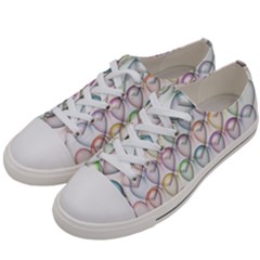 Valentine Hearts Women s Low Top Canvas Sneakers