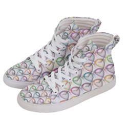 Valentine Hearts Women s Hi-top Skate Sneakers