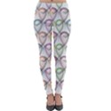 Valentine Hearts Lightweight Velour Leggings View1