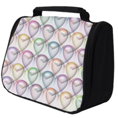 Valentine Hearts Full Print Travel Pouch (big)