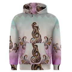 Abstract Decorative Floral Design, Mandala Men s Pullover Hoodie by FantasyWorld7