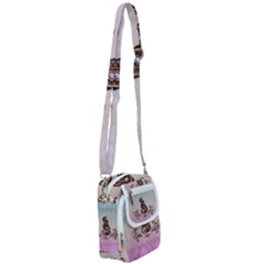 Abstract Decorative Floral Design, Mandala Shoulder Strap Belt Bag