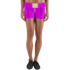 Colors And More Wonderful Colors Yoga Shorts by pepitasart