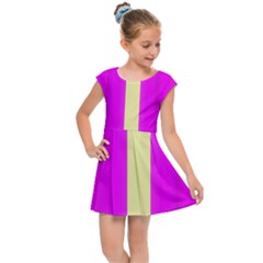 Colors And More Wonderful Colors Kids  Cap Sleeve Dress by pepitasart