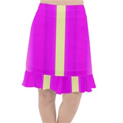 Colors And More Wonderful Colors Fishtail Chiffon Skirt