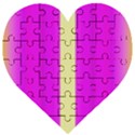 Colors And More Wonderful Colors Wooden Puzzle Heart View1