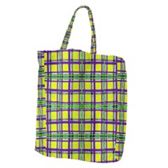 Plaid 3 Giant Grocery Tote