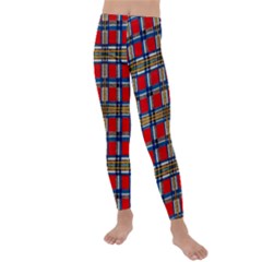 Plaid 4 Kids  Lightweight Velour Leggings by ArtworkByPatrick