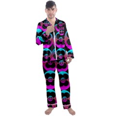 The Most Wonderful Flowers On The Festive Festivale Men s Satin Pajamas Long Pants Set