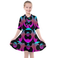 The Most Wonderful Flowers On The Festive Festivale Kids  All Frills Chiffon Dress