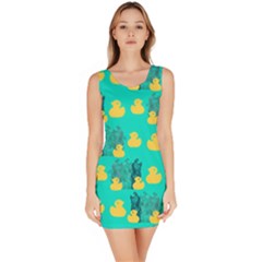 Little Yellow Duckies Bodycon Dress by VeataAtticus