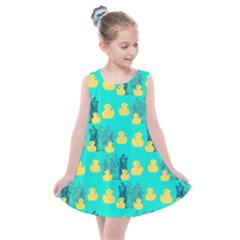 Little Yellow Duckies Kids  Summer Dress by VeataAtticus