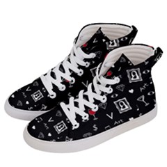 Party Pattern Men s Hi-top Skate Sneakers by Valentinaart