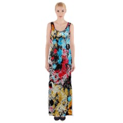 Paint Me Down 4 Thigh Split Maxi Dress