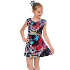 Paint Me Down 4 Kids  Cap Sleeve Dress