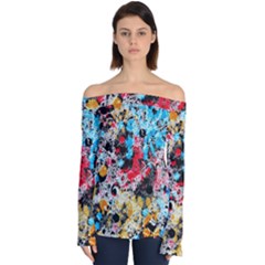 Paint Me Down 4 Off Shoulder Long Sleeve Top