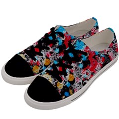 Paint Me Down 4 Men s Low Top Canvas Sneakers by impacteesstreetwearsix