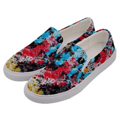 Paint Me Down 4 Men s Canvas Slip Ons by impacteesstreetwearsix