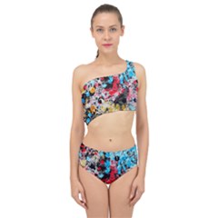 Paint Me Down 4 Spliced Up Two Piece Swimsuit