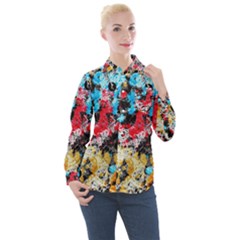 Paint Me Down 4 Women s Long Sleeve Pocket Shirt