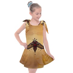 Abstract Decorative Design, Mandala Kids  Tie Up Tunic Dress