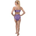 Baroque Fantasy Flowers Ornate Festive Tied Up Two Piece Swimsuit View2