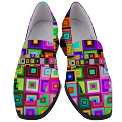 Ml 217 Women s Chunky Heel Loafers by ArtworkByPatrick