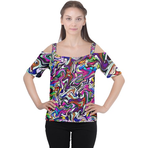 Ml 191 Cutout Shoulder Tee by ArtworkByPatrick