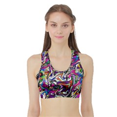 Ml 191 Sports Bra With Border by ArtworkByPatrick