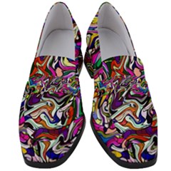 Ml 191 Women s Chunky Heel Loafers by ArtworkByPatrick