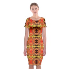 Ml 193 Classic Short Sleeve Midi Dress by ArtworkByPatrick