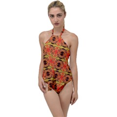 Ml 193 Go With The Flow One Piece Swimsuit by ArtworkByPatrick