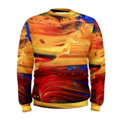 Rainbow Waves Men s Sweatshirt