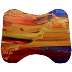 Rainbow Waves Head Support Cushion