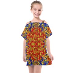 Ml 196 Kids  One Piece Chiffon Dress